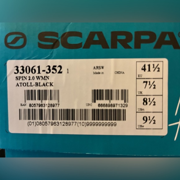 NWT Scarpa - Spin 2.0 - trail running NWT - Picture 8 of 13